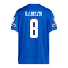 Kansas Jayhawks Adidas Football Student Athlete #8 Josh Galbreath Football Jersey