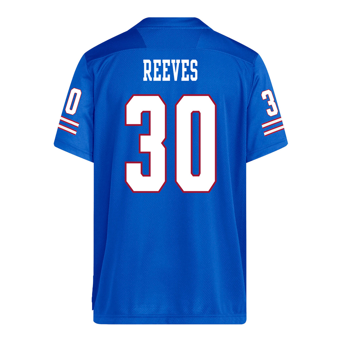 Kansas Jayhawks Adidas Football Student Athlete #30 Jack Reeves Football Jersey