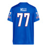 Kansas Jayhawks Adidas Football Student Athlete #77 Malachi Mills Football Jersey