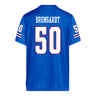 Kansas Jayhawks Adidas Football Student Athlete #50 Wyatt Brungardt Football Jersey