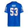 Kansas Jayhawks Adidas Football Student Athlete #53 Kaden Moody Football Jersey
