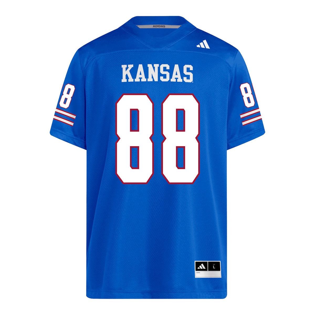 Kansas Jayhawks Adidas Football Student Athlete #88 Kevin Sullivan Football Jersey
