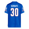 Kansas Jayhawks Adidas Football Student Athlete #30 Parker Schwartz Football Jersey