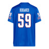 Kansas Jayhawks Adidas Football Student Athlete #59 Jett Kohanzo Football Jersey
