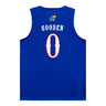 Kansas Jawhawks Adidas Women's Basketball Student Athlete #0 Anna Gooden Blue Jersey
