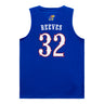 Kansas Jayhawks Adidas Basketball Student Athlete #32 Christian Reeves Blue Jersey