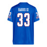 Kansas Jayhawks Adidas Football Student Athlete #33 Leroy Harris III Football Jersey