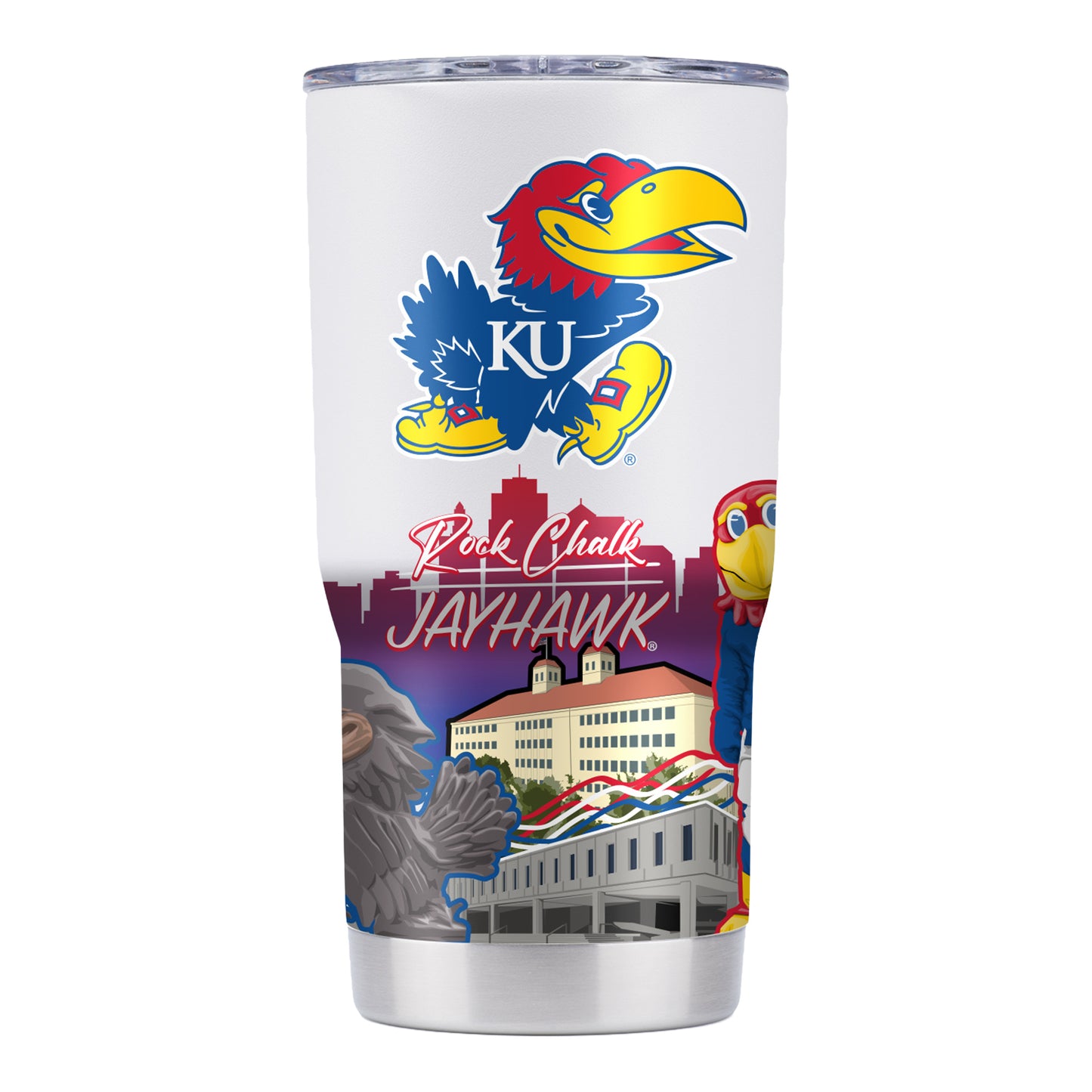 Gametime Sidekicks Kansas Jayhawks Campus Icons 20 oz. Tumbler