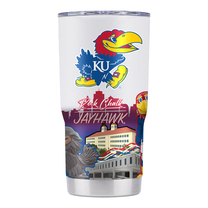 Gametime Sidekicks Kansas Jayhawks Campus Icons 20 oz. Tumbler