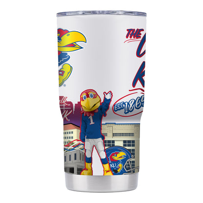 Gametime Sidekicks Kansas Jayhawks Campus Icons 20 oz. Tumbler