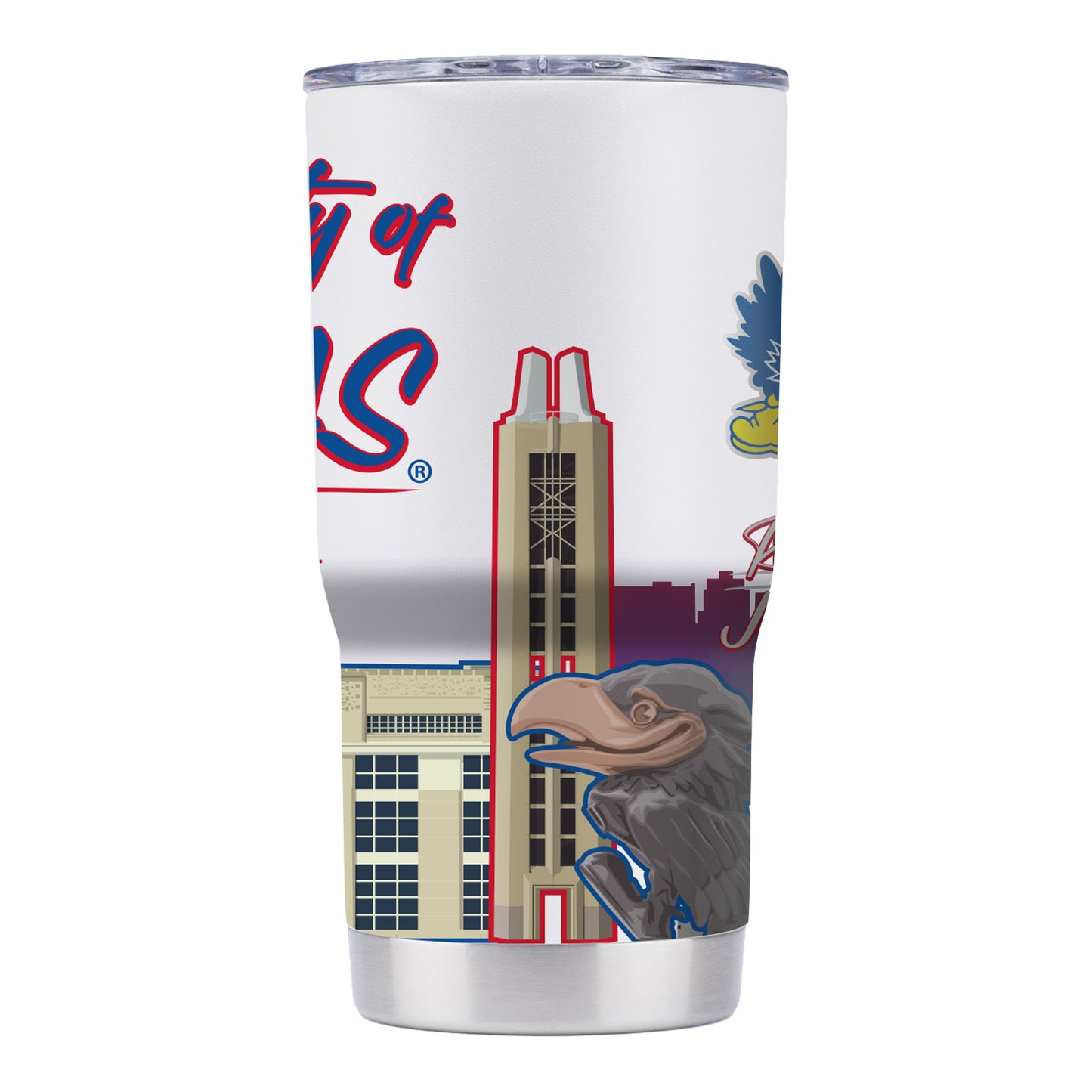 Gametime Sidekicks Kansas Jayhawks Campus Icons 20 oz. Tumbler