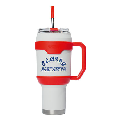 Gametime Sidekicks Kansas Jayhawks Vault 40 oz. Carry Tumbler - White