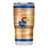 Gametime Sidekicks Kansas Jayhawks Basketball Court 20 oz. Tumbler - Tan
