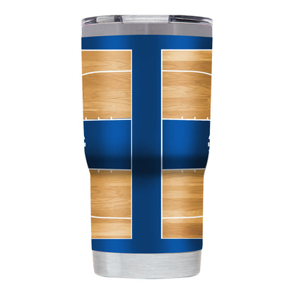 Gametime Sidekicks Kansas Jayhawks Basketball Court 20 oz. Tumbler - Tan