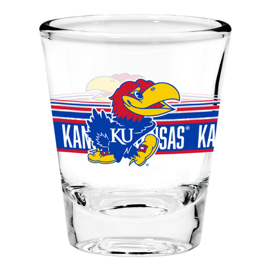 RICO Kansas Jayhawks 1.7 oz. Shot Glass