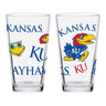 Indigo Falls Kansas Jayhawks All Over 16 oz. Pint Glass