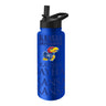 Logo Brands Kansas Jayhawks Tonal Quencher Bottle