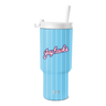 Simple Modern Kansas Jayhawks Pinstripe 30 oz. Trek Bottle