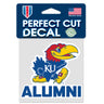 WinCraft Kansas Jayhawks Alumni 4x4 Decal