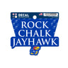 WinCraft Rock Chalk 3x4 Decal