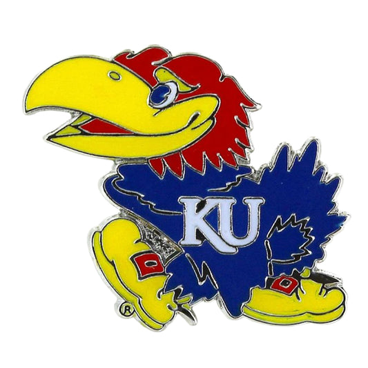 Aminco Kansas Jayhawks Primary Jayhawk Hat Pin