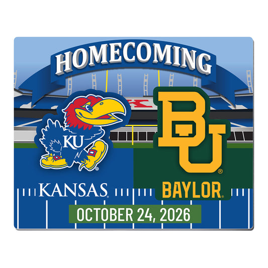 Kansas Jayhawks 2026 Game Day Hatpin: Kansas vs. Baylor