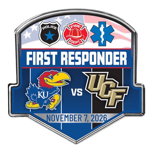 Kansas Jayhawks 2026 Game Day Hatpin: Kansas vs. UCF