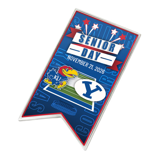 Kansas Jayhawks 2026 Game Day Hatpin: Kansas vs. BYU