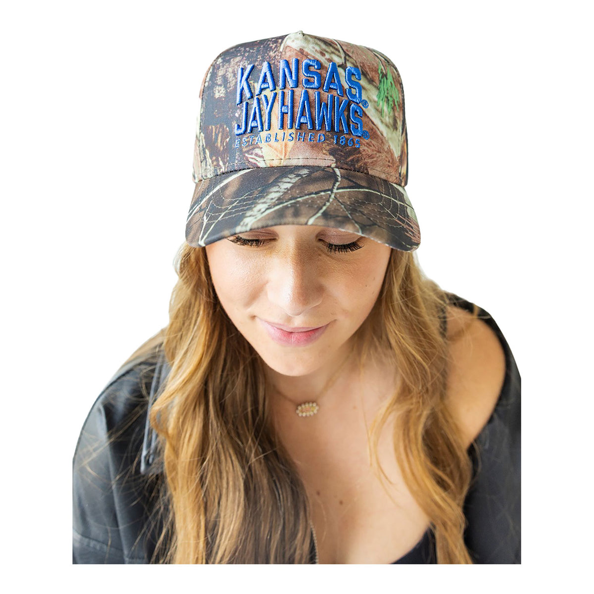 Gameday Social Kansas Jayhawks Canvas Camo Hat