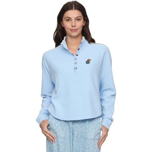Flag and Anthem Women's Kansas Adriana Snap Pullover