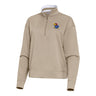 Antigua Kansas Jayhawks Ladies Goddess Taupe 1/2 Zip Pullover