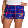 Concepts Sport Kansas Jayhawks Ultimate Ladies Plaid Flannel Short