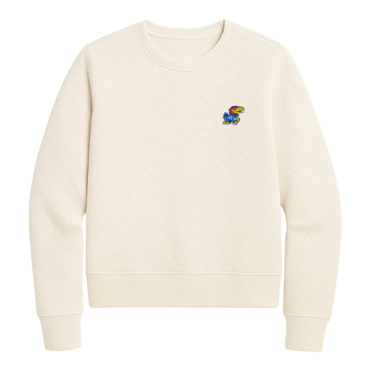 Flag & Anthem Women's Jayhawks Quilted Crewneck