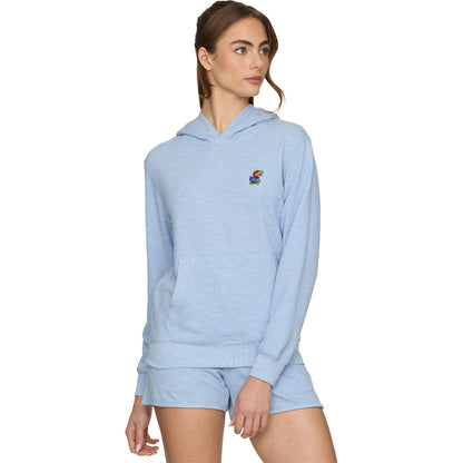 Flag & Anthem Women's Jayhawks Super Soft Waffle Hoodie