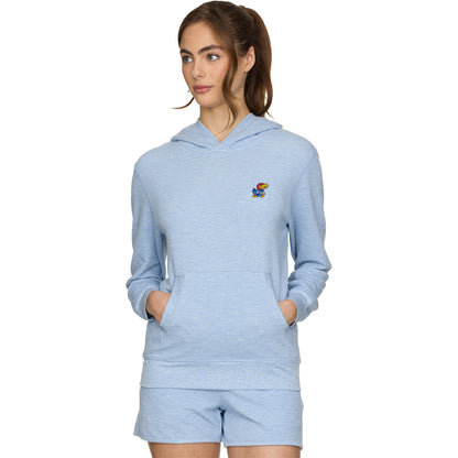Flag & Anthem Women's Jayhawks Super Soft Waffle Hoodie