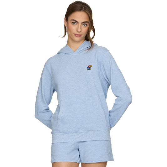 Flag & Anthem Women's Jayhawks Super Soft Waffle Hoodie