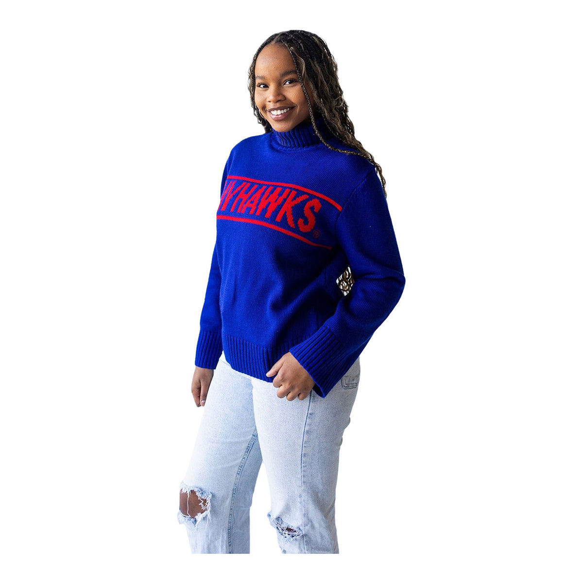 Gameday Social Kansas Jayhawks Turtleneck Sweater