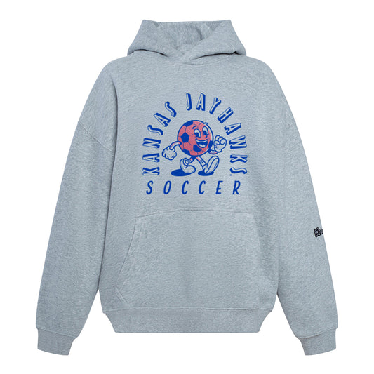 Kansas Soccer Action Ball Hype & Vice Crewneck