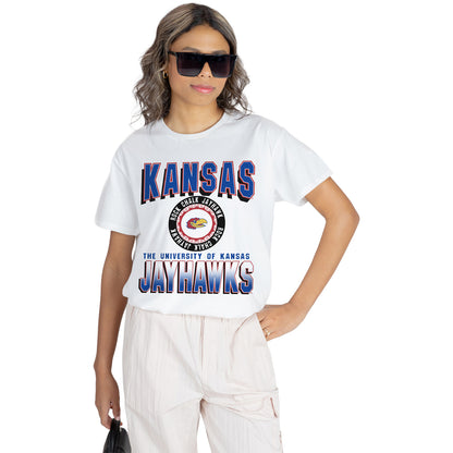 Gameday Couture Women's Kansas Jayhawks Circle Graphic Tee