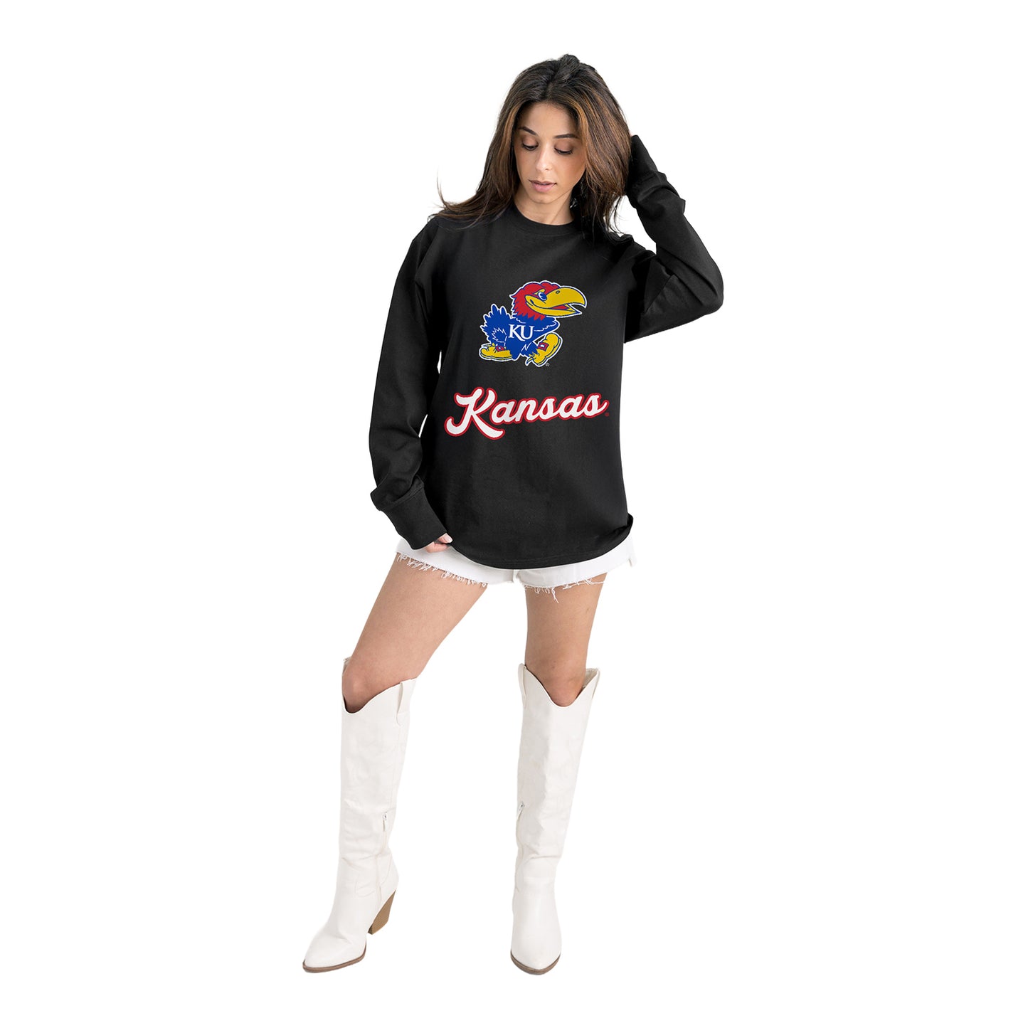 Gameday Couture Women's Kansas Jayhawks Long Sleeve Tee