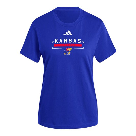 Adidas Women's Kansas Jayhawks Icon Tee