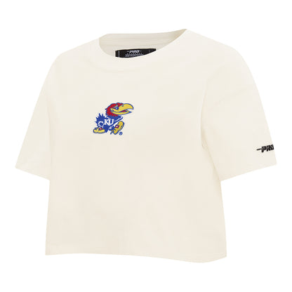 Pro Standard Women's Kansas Jayhawks Mini Patch Tee