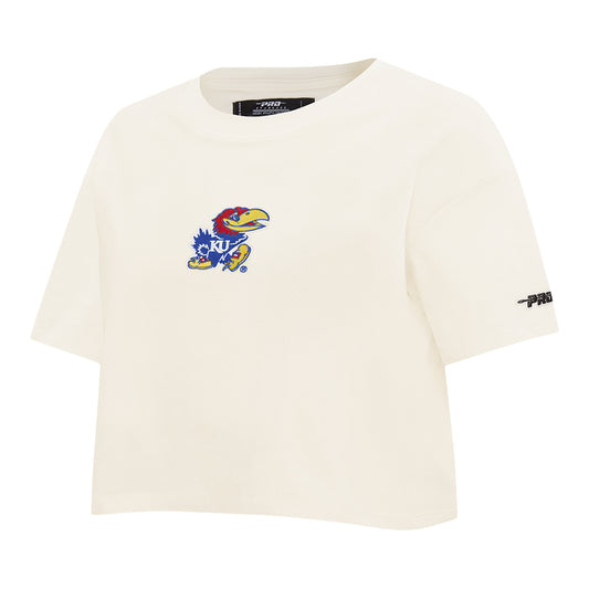 Pro Standard Women's Kansas Jayhawks Mini Patch Tee