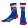 For Bare Feet Kansas Jayhawks 4 Stripe Sock