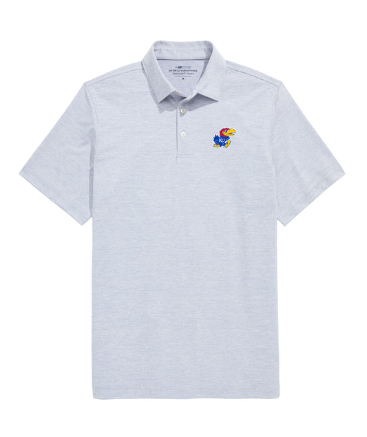 Vineyard Vines Kansas Jayhawk Grey Polo