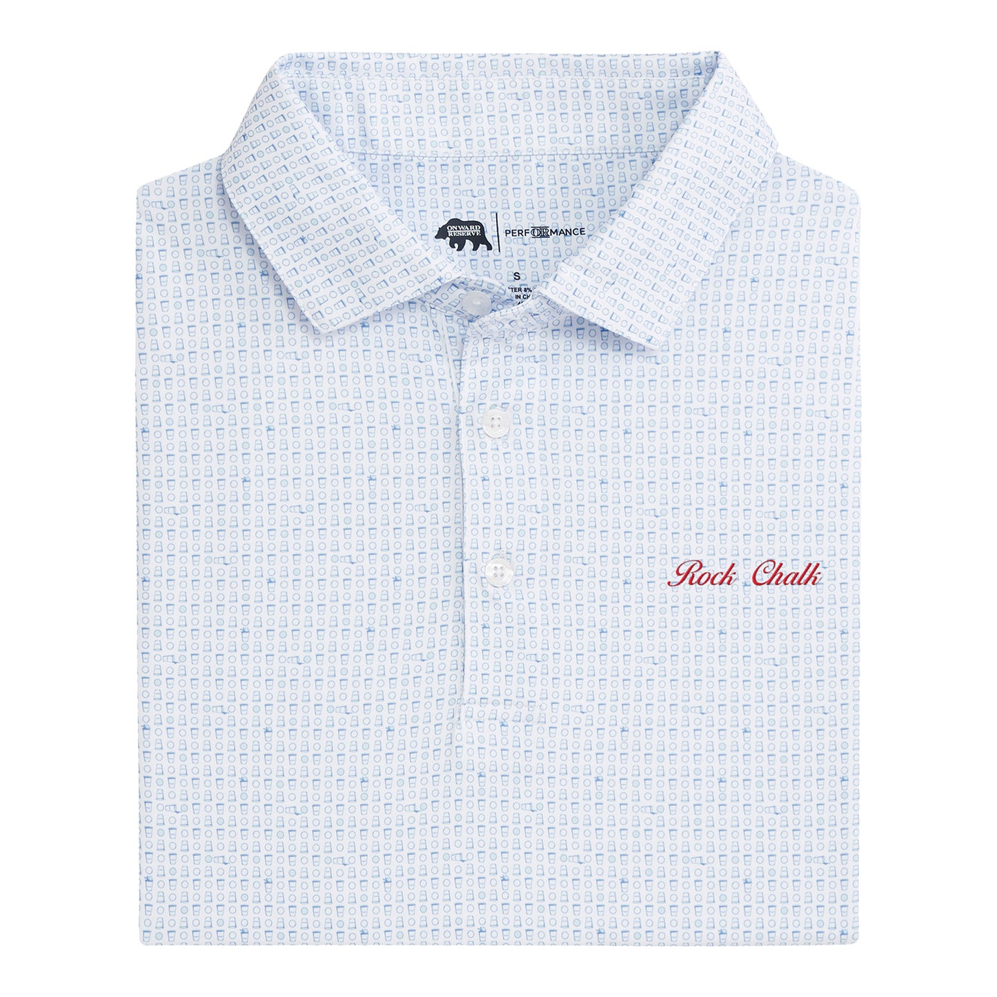 Onward Reserve Tailgate Roch Chalk Script Polo