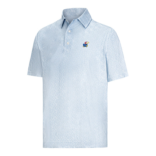 Footjoy Kansas Jayhawk Pool Pattern Polo
