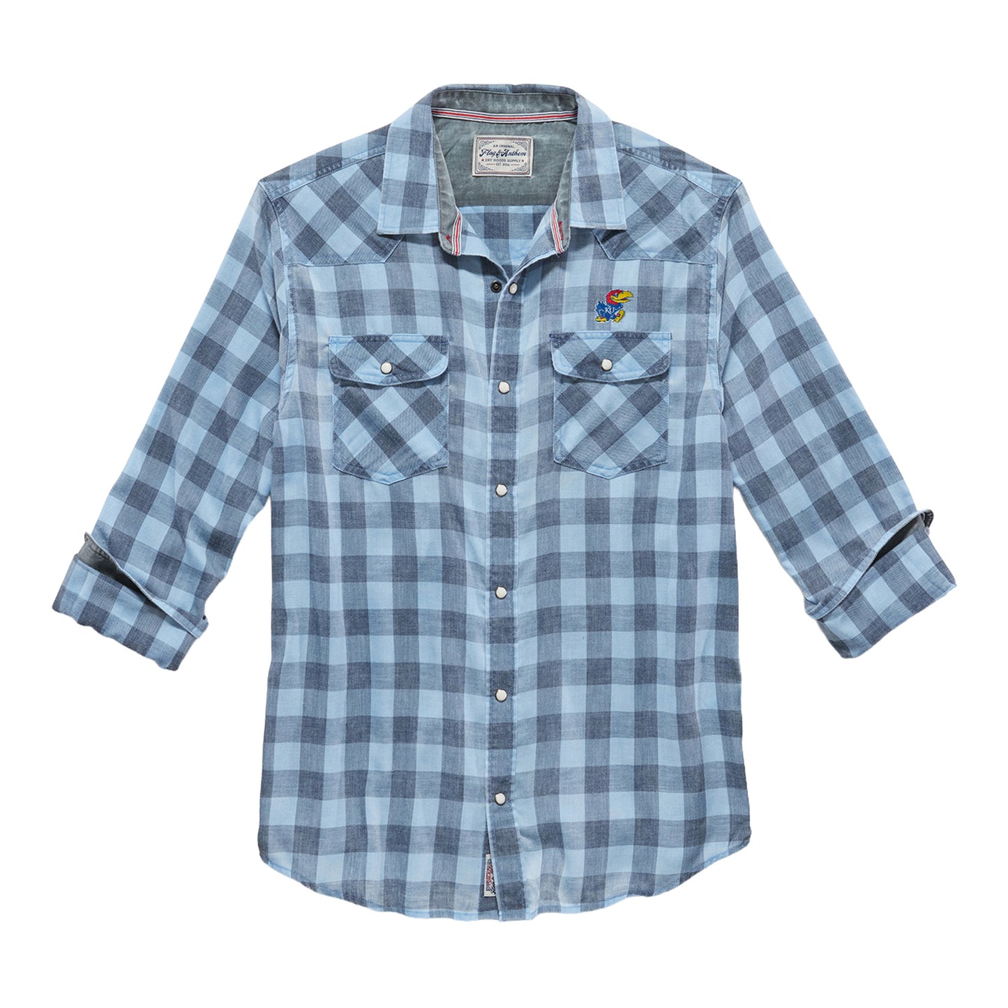 Kansas Jayhawks Vintage Western Buttondown Long Sleeve Shirt