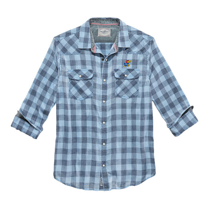 Kansas Jayhawks Vintage Western Buttondown Long Sleeve Shirt