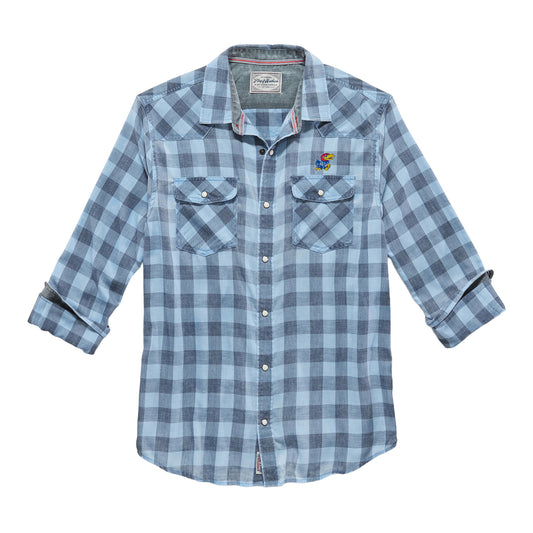 Kansas Jayhawks Vintage Western Buttondown Long Sleeve Shirt